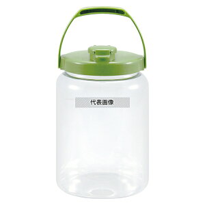 タケヤ化学工業 プラスチック 果実酒びん R型 2.4L グリーン 2.4L 135×H223 ストックポット/保存容器 No.2864820