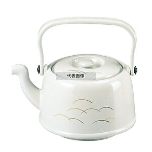 福井クラフト ABS 和土瓶 ツユ草 アイボリー 小 1L 6-1459-19 φ155 1L φ155×H113 カフェ/サービス用品/トレー No.6848300