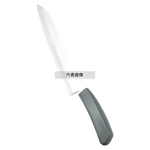 プラ柄 波刃 使い捨て庖丁 全長:345 庖丁 No.7431000