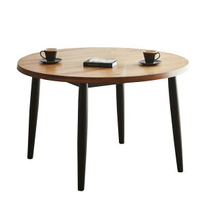 後藤家具物産 ダイニングテーブル VT-01-110 一枚板 オーク天然木 耳付き 無垢 なぐり加工 円卓 幅110cm | 一枚板風 円卓テーブル 円卓 おしゃれ