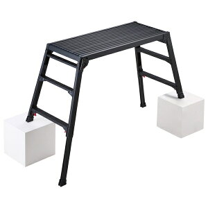 長谷川工業 脚部伸縮足場台/Black Label No.10433 DRSWB-1000