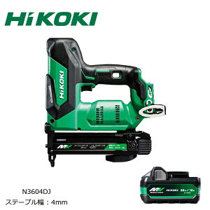 HiKOKI�i�����H�@�j�@36V�R�[�h���X�^�b�J�@N3610DJ�iXPZ)�@�X�e�[�v����10mm�@�P�[�X�t�@�d�r�v1�t 5780-1832