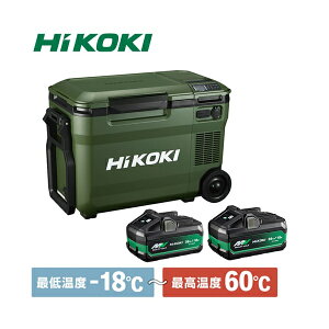 HiKOKI(�����H�@) �R�[�h���X�≷�Ɂ@UL18DBA(WMGZ) �t�H���X�g�O���[�� �d�r�v2�t(BSL36B18X ×1/BSL36A18X ×1) �h�� BBQ �A�E�g�h�A �L�����v�y�݌ɗL��z