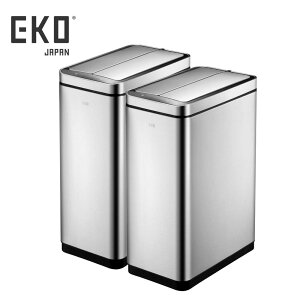 2025SS EKO 選べる3size Original ゴミ箱 2個セット 電動 センサービン 20L 30L 45L | ゴミ箱 45リットル ダストボックス ごみ箱 イーケーオー スリム センサー式 フタ付き 自動開閉 おしゃれ キッチン ふ