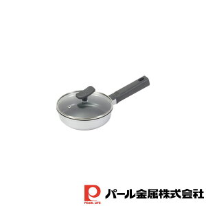 【お得な2個セット】チーノ ふっ素加工ダイキャストガラス蓋付目玉焼14cm | チーノ ガス火専用 目玉焼 ダイキャスト ガラス蓋付 ふっ素 パール フライパン ホワイト 目玉焼き器 ガラス蓋 フ