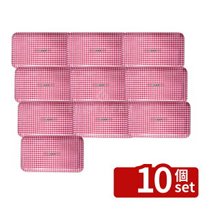 �y10�Z�b�g�z���{�B�V���H�| �p �J�X�^�[�g���[ SS �`�F�b�N�s���N 215×125×H14mm No.1111100