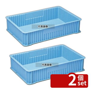 �y2�Z�b�g�z�d�،^ �R���e�i�[ EC-22 �u���[ PP�� 23L 600×400×H133 �R���e�i�[ No.5636500