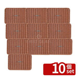 �y10�Z�b�g�z�V���h�[ �R�ێ������̂� DS113 37�^ �u���E�� 375×255×H10 ���̂� No.6278820
