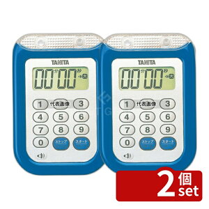 �y2�Z�b�g�zTANITA(�^�j�^) �h���剹�� �^�C�}�[ 100���v TD-377 �u���[ 112×77×H21 No.8644700