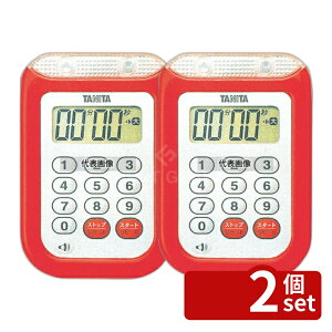 �y2�Z�b�g�zTANITA(�^�j�^) �h���剹�� �^�C�}�[ 100���v TD-377 ���b�h 112×77×H21 No.8644710