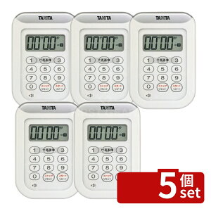 �y5�Z�b�g�zTANITA(�^�j�^) �ې􂢃^�C�}�[ 100���v TD-378 �z���C�g 20.5×77×H112 No.8644720