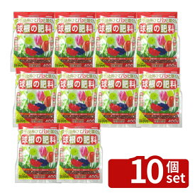 【10個セット】花ごころ 球根の肥料 400g [4977445055000]