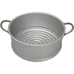 藤田金属 藤田 アルミ製べんり蒸し器 | 蒸し器 アルミ製 藤田 アルミ便利蒸し器 日本製 20cm 料理 アルミ蒸し器 藤田金属 ステンレス鋼 早く蒸しあがる 簡単調理 お手持ち鍋利用 経済的 蒸し