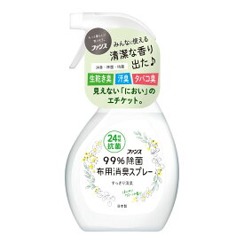 ＼レビュー特典有／第一石鹸 ファンス布用消臭スプレーほんのりグリーンの香り本体 [単品内容量/380ml] | 消臭スプレー 布用消臭 タバコ臭 ペット臭 生乾き臭 第一石鹸 ほんのりグリーン 380ml 消臭剤 靴 消臭衣類 布製品 暮らしの必需品 便利グッズ