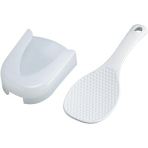 イノマタ化学 イノマタ なるほどしゃもじ ケース付 W | しゃもじ なるほどしゃもじ ケース イノマタ 日本製 吸盤ケース ケース付き ホワイト 100均 吸盤 おしゃれ キッチン用品 家庭用 便利グ