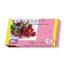 オルディ キッチンポリパッグ S 半透明 80P | キッチンポリバッグ ポリ袋 半透明 サランラップ 食品保存 野菜保存 お菓子小分け ドライブ用バッグ 旅行用袋 80枚収納 ティッシュタイプ キッチン用品 使い捨て袋 HDポリ袋 便利グッズ 密閉袋 収納袋