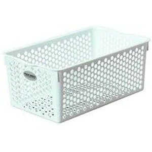 サンコープラスチック サンコー フランクバスケット深型No2 WH | サンコー フランクバスケット 収納ボックス ホワイト 深型 収納 フランクバスケット深型 収納ケース 洗濯物 バスケット 深型