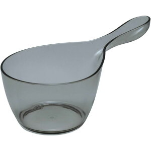 シンカテック ヒューバスクリアー ハンディボールNブラック | ハンディボール ヒューバス 手おけ クリアボール 洗面器 湯桶 ハンドペール PET樹脂 スタイリッシュ 手桶 日本製 おしゃれ ハン