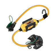 ハタヤ(HATAYA) 　BFX ブレーカー付 延長コード　0.7m 　BFX-013KC　漏電遮断器付 防雨型 漏電ブレーカ …