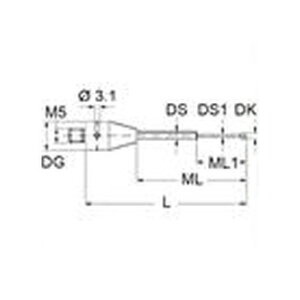 jV[ A-5555-3777 c@CXv[upX^CX Xg[g M5 1mm ]f d 20mm ML5.0/10.0mm [@l]