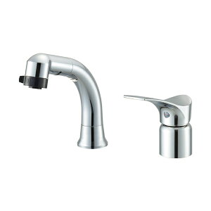 三栄水栓(SANEI) K37110E6JV ファインバブル シングルスプレー洗面混合栓 K37110E6JV: