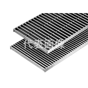 �J�l�\�E �X�e�����X���O���[�`���O SDQ 200×1000-15 �{�̂̂� (1072070200) 200(W)×996(L)×20(h) ������9mm �����p �f���^�͗l ���s�p [���Ԏw��s��]