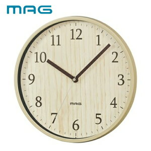 ノア精密 木目調 壁掛け時計 MAG掛時計 梓(アズサ)W-742N-Z 新生活応援 ギフト プレゼント 贈り物 贈答品 贈答用 お祝い お返し お礼