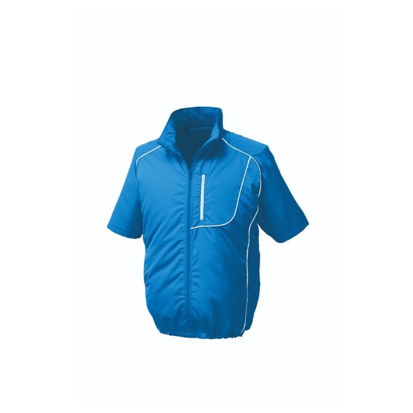 空調服(R) KU91720/ブルー/ホワイト/L + SK23021K70 半袖ブルゾン +スターターキット/ブルー/ホワイトLのサムネイル
