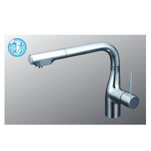 KVK(ケーブイケー) KM6101ECHS シングルシャワー付混合栓(eレバー) 撥水