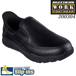 �X�P�b�`���[�Y(SKECHERS) ���[�N�V���[�Y 200304 �X���b�v�C���Y �i���p �u���N�X�e�B�� �u���b�N 25.0�`28.0cm ��c�Ȃ� ��ƌC 2E���� �h�� �ϓd NAMPA-BROXTIN�y�݌ɗL��z