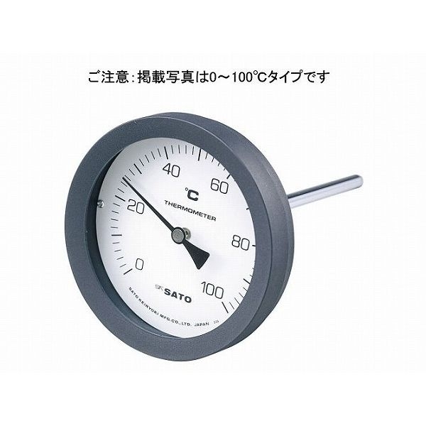 佐藤計量器 バイメタル式温度計BM-T-100P/2080-06 BM-T-100P-050150：ファーストFACTORY