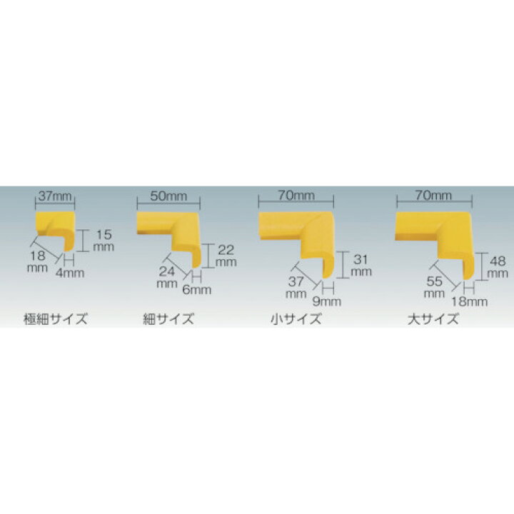 楽天市場】□TRUSCO 安心クッションコーナー用 極細 ブラウン TAC78 