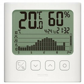 タニタ(TANITA)　TT-580-WH　グラフ付きデジタル温湿度計(ホワイト)