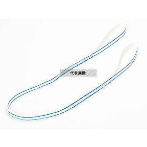 シライ(東レ TORAY) ポリエステルスリング 両端アイ型 PET3E 100X4.5 幅100mm 長さ4.5m JIS B 8818 3等級 PET3E-100X4.5