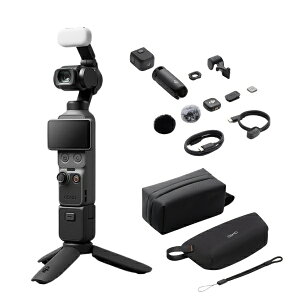 DJI Osmo Pocket 4 �N���G�[�^�[�R���{ 4K�B�e �A�N�V�����J���� �|�P�b�g�T�C�Y �}���[�d �����ԋ쓮 �ȒP���[�y�݌ɗL��z