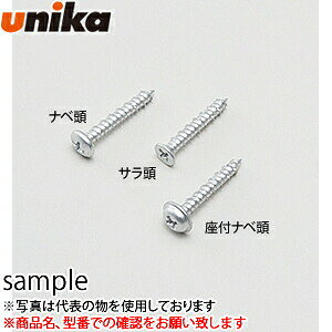ユニカ(unika) コンクリートビス ノンプラビス P-438-SDN 『入数:125本』 シルバーメッキ ドリルなし ナベ 4×38mm