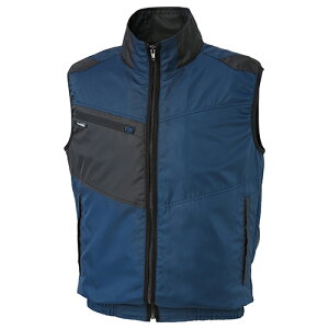 ◆サンエス SUN-S 空調風神服 ベスト KU95990ネイビーM