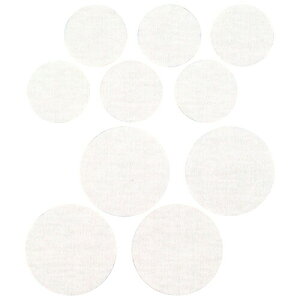 ◆ リスダンケミカル くつした穴補修シール あなぺた 丸型シート シロ