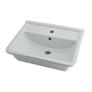 ◆カクダイ 角型洗面器 1ホール DU-0302560000