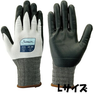 シモン 手袋 CR-180 シモングローブ サイズ:L HPPE・ナイロン 5双入り