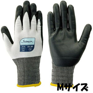 シモン 手袋 CR-180 シモングローブ サイズ:M HPPE・ナイロン 5双入り