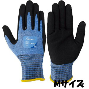 シモン 手袋 CR-182 シモングローブ サイズ:M HPPE・ナイロン 5双入り