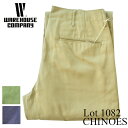 WAREHOUSE ウエアハウス チノ Lot 1082 CHINOES チノパン メンズ