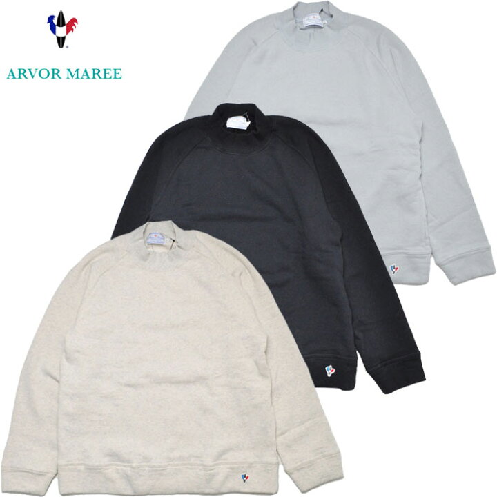 楽天市場】ARVOR MAREE アルボーマレー スウェット RIB MOCK NECK SOFT 