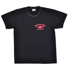 THE FLAT HEAD フラットヘッド Tシャツ FN-THC-202 FLYING WHEEL 3本針の1本外しTシャツ 半袖 38-44 メンズ アメカジ