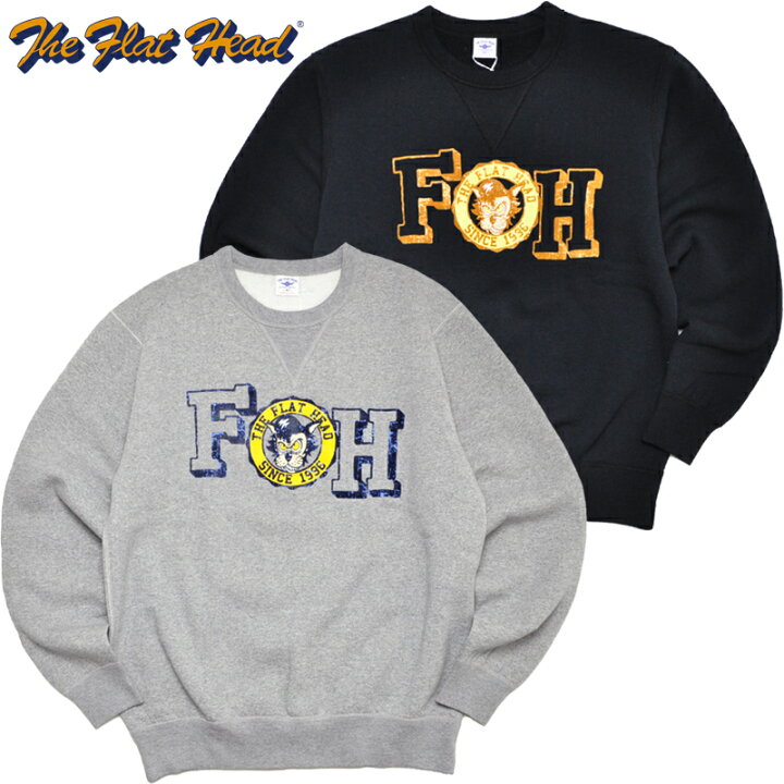 楽天市場】THE FLAT HEAD フラットヘッド スウェット クルーネック 