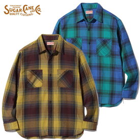 シュガーケーン SUGAR CANE シャツ SC29152 TWILL CHECK WORK SHIRT 長袖 メンズ アメカジ