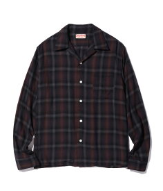 シュガーケーン SUGAR CANE シャツ SC29120 RAYON OMBRE CHECK OPEN SHIRT 長袖 メンズ アメカジ