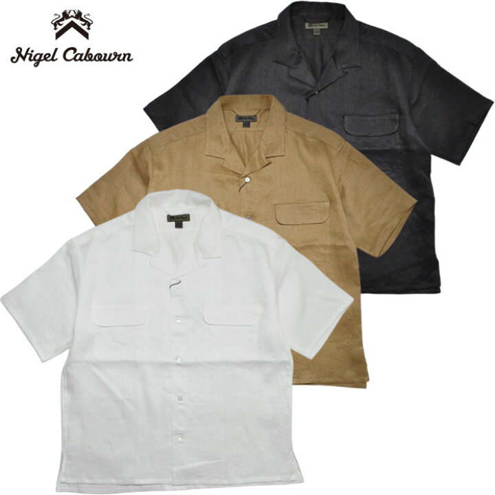楽天市場】NIGEL CABOURN ナイジェルケーボン シャツ OPEN COLLAR 