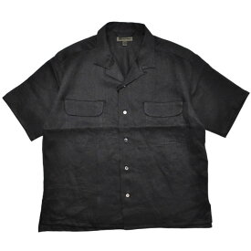 NIGEL CABOURN ナイジェルケーボン シャツ OPEN COLLAR SHIRT - LINEN TWILL オープンカラーシャツ - リネンツイル 80480011005